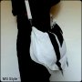 Екстравагантна дамска чанта от естествена кожа ръчно изработена, снимка 3