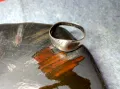 СТАР СРЕБЪРЕН ПРЪСТЕН СРЕБРО ВИСОКА ПРОБА ИЗИСКАНО РЕТРО БИЖУ РЪЧНА ФИНА ИЗРАБОТКА 35499, снимка 3