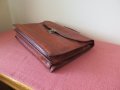 Vintage, Italy,кожена чанта за документи, бизнес чанта, снимка 7