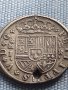 Сребърна монета 2 реала 1717г. Филип пети Мадрид Испания 13613, снимка 2