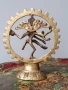 Две месингови скулптури шива Южна Индия, снимка 9