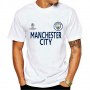 Футболна тениска на Manchester City Шампионска Лига!Фен Tениска на Манчестър Сити с име и номер!2021
