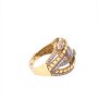 Златен дамски пръстен 4,52гр. размер:55 14кр. проба:585 модел:21616-5, снимка 3