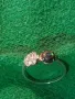 ПРЕКРАСЕН ФИН СКЪПОЦЕНЕН СРЕБЪРЕН ПРЪСТЕН СРЕБРО 925 с КРАЛСКИ СЕДЕФ и ЦИРКОНИ ЮВЕЛИРНА РАБОТА 48239, снимка 15