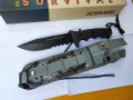 Масивен нож Бушкрафт Shrade Extreme Survival CHF 27, снимка 2