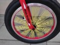 Продавам колела внос от Германия велосипед BMX AVIGO PREMIUM 20 цола дискови спирачки 140 спици, снимка 11