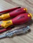 Weidmüller/Wiha VDE 1000 V - Made in Germany - PROFI ВИСОКОКАЧЕСТВЕННИ 5 броя Отверки + Фазомер !!! , снимка 2