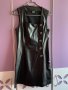 Черна кожена рокля , снимка 1 - Рокли - 36750818