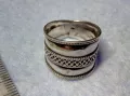 ПРЕКРАСЕН РЕТРО АЛТ СТИЛ СРЕБЪРЕН ПРЪСТЕН СРЕБРО 925 ВЕЛИКОЛЕПНА РЪЧНА ИЗРАБОТКА 50202, снимка 1