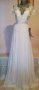 Булчинска сватбена дълга бяла рокля Asos, нова, с етикет, р-р S, снимка 18