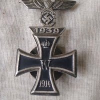 Немски кръст от втората световна копие на оригинала, снимка 1 - Антикварни и старинни предмети - 43911934