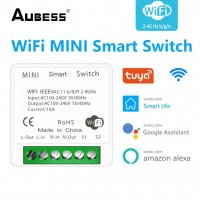  Tuya Zigbee 2 way mini smart switch 16A, снимка 7 - Друга електроника - 35423725