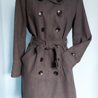 Елегантно вълнено палто тип Кардиган / голям размер , снимка 1 - Палта, манта - 43786167