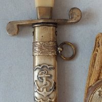  Рядък Румънски соц. морски кортик-щик,нож,сабя, снимка 2 - Антикварни и старинни предмети - 42958309