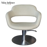 Професионален италиански стол Salon Ambience, Vanessa - крем, снимка 3 - Фризьорски столове - 36714153