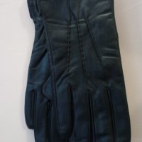 Черни мъжки ръкавици Естествена кожа размер 10, снимка 1 - Ръкавици - 43799986