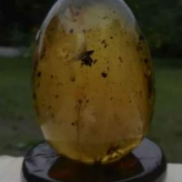 Старинно яйце от Балтийски кехлибар, снимка 1 - Колекции - 36534037