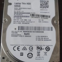 Хард диск за лаптоп 500gb Seagate 2.5", тънък диск, снимка 3 - Твърди дискове - 39792922