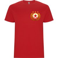 Нова мъжка тениска на футболния отбор ЦСКА (CSKA) в червен цвят , снимка 1 - Тениски - 44031766
