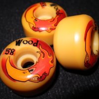 Скейтборд колела Wood 58mm, снимка 1 - Скейтборд, ховърборд, уейвборд - 27103241