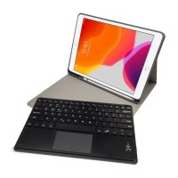 Калъф със клавиатура,тъчпад,място за Apple Pencil-iPad 10,2"(2019-2021)/Air 3(2019)/Pro 10,5",черна, снимка 4 - Таблети - 39676737