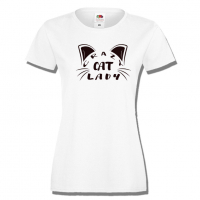 Дамска тениска Crazy Cat Lady,Котки,Животни,Развлекателни, снимка 1 - Тениски - 36427875