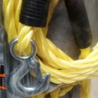 Качественни въжета и колани с метални куки за теглене на автомобил кола джип бус ван пикап, снимка 2 - Аксесоари и консумативи - 33230383