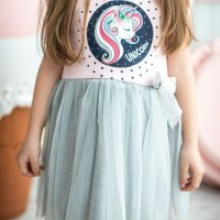 НАМАЛЕНИЕ ! Рокля с къс ръкав "Еднорог" Breeze (2-4 години), снимка 1 - Детски рокли и поли - 33678729
