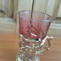 Стъклени чаши чашки цветно стъкло, снимка 8 - Сервизи - 36770389