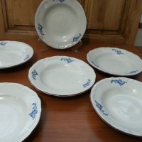Стар български порцелан чинии, снимка 1 - Антикварни и старинни предмети - 33413928