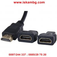 3 в 1 HDMI към Mini HDMI/Micro HDMI/HDMI, снимка 4 - Кабели и адаптери - 28527906