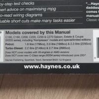 Haynes книга за ремонт на Mercedes w203 c-class, бензин и дизел., снимка 5 - Специализирана литература - 39811611