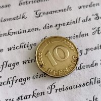 Монета - Германия - 10 пфенига | 1949г.; серия J, снимка 1 - Нумизматика и бонистика - 32307221