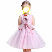 Детска рокля Брокат ново Размер 120 ново 5 налични цвята, снимка 4 - Детски рокли и поли - 32405383