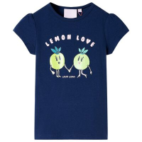 Детска тениска, нейви, 140（SKU:10598, снимка 1 - Детски тениски и потници - 44871716
