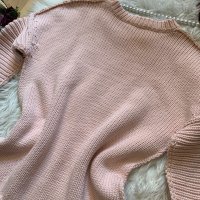 Розов пуловер, снимка 3 - Блузи с дълъг ръкав и пуловери - 38234759
