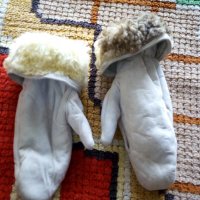 Зимни ръкавици от истинска кожа, снимка 1 - Екипировка - 37825048