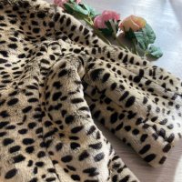 Елегантно палто с леопардов принт, дамско леопардово палто с косъм, пухкаво, еко, S, M, снимка 10 - Палта, манта - 43117202