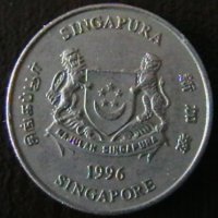 20 цента 1996, Сингапур, снимка 2 - Нумизматика и бонистика - 35559150