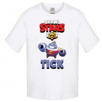 Детска тениска Tick Brawl Stars, снимка 2 - Детски тениски и потници - 32930877
