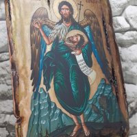 икона на свети Йоан Кръстител Предтеча Господен 21/15 см, снимка 3 - Икони - 33332328