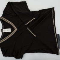 Черна дамска блуза с дълъг ръкав марка Violana , снимка 6 - Блузи с дълъг ръкав и пуловери - 32875747