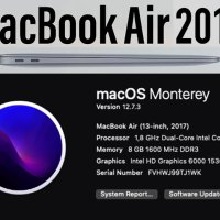 Apple MacBook Air 13" (2017), снимка 4 - Лаптопи за работа - 43791907