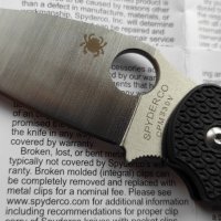 Сгъваем нож Spyderco C123 Sage 5, снимка 6 - Ножове - 39965584