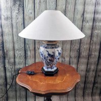 Настолна порцеланова лампа - Азия, снимка 4 - Настолни лампи - 43312565