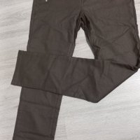 Кафяв кожен панталон Monday premium, снимка 1 - Панталони - 43340141