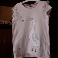Блуза за момиче с патица, снимка 1 - Детски Блузи и туники - 40224826