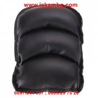Черна кожена възглавничка за подлакътник на автомобил - код 2002, снимка 4 - Аксесоари и консумативи - 26899620