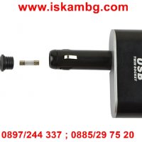 Двоен разклонител за автомобилна запалка с 2бр. USB - 01002, снимка 4 - Аксесоари и консумативи - 26969844