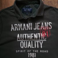 armani jeans - страхотна мъжка тениска, снимка 1 - Тениски - 37430092